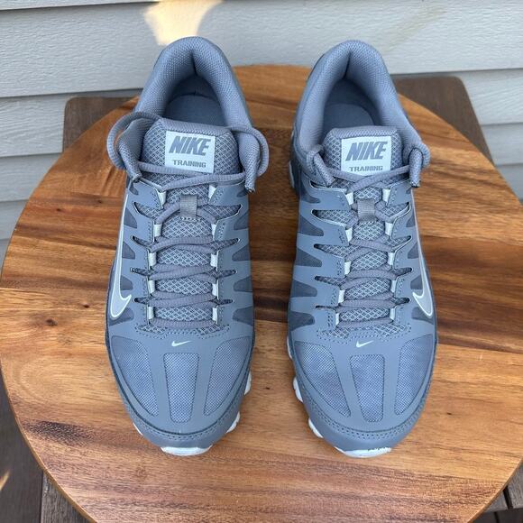 Nike Reax 8 TR Mesh Mens Sneakers Size 10.5 Wolf Grey 621716-010 Cross Trainers - Picture 5 of 13